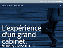 Tablet Screenshot of beauvaistruchon.com